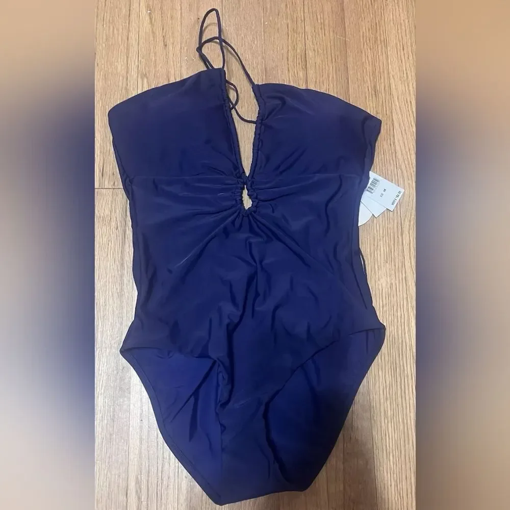 PQ Swim Nat Keyhole Braided One Piece NWT Sz L